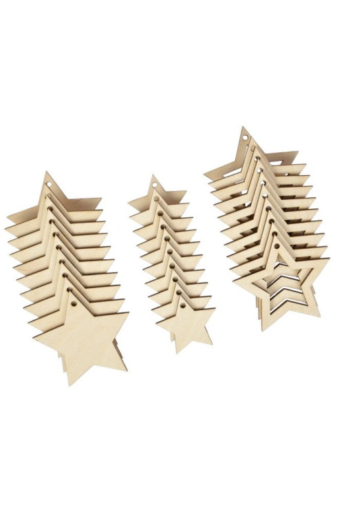 Wooden Plywood Christmas Tree Stars - Manufacturer | Online Wholesale Store