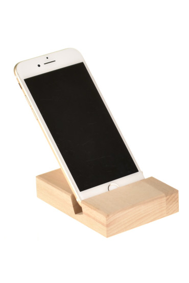 Elegant Wooden Phone Stand: Style and Functionality