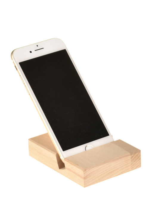 Elegant Wooden Phone Stand: Style and Functionality