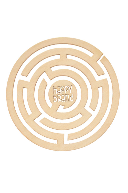 Plywood Maze Beer Mug Coaster - Manufacturer