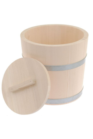 Solid Wood Pickling Barrel 15L - Traditional Quality and Durability
