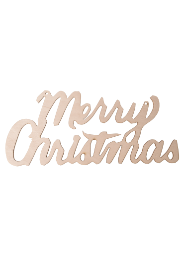 Drewniany Napis Merry Christmas Zestaw 10 szt – Ozdoba Świąteczna