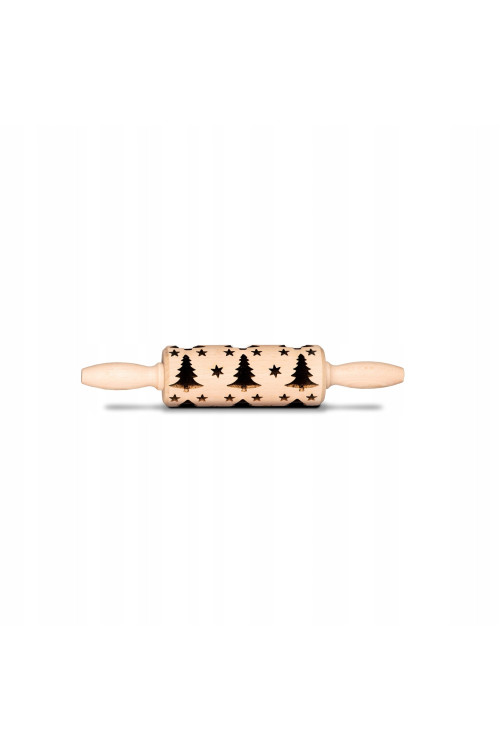 Mini Wałek do ciasta ciastek grawerowany z grawerem głębokim dla dzieci