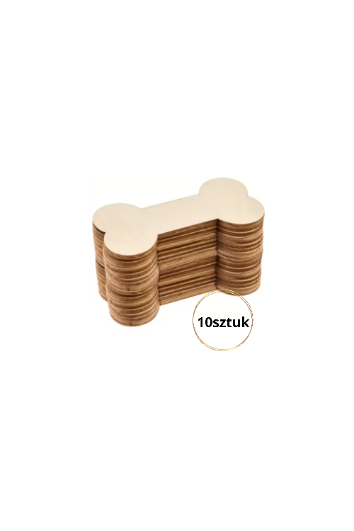 Zestaw 10 Drewnianych Kości do Dekoracji 10x5 cm ze sklejki – Idealne dla Twórców DIY i Rękodzielniczych Projektów