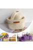 Zestaw 4 Kwadratowych Baz Drewnianych Dno Do koszyczka– Rozmiary 25cm, 20cm, 15cm, 10cm – Do Dekoracji i Projektów DIY