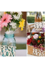 Drewniany Napis "BEST MOM" 11 cm Zestaw 10 sztuk Dekoracje DIY Prezent na Dzień Matki Rękodzieło