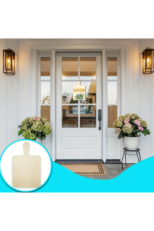 Drewniana Deseczka do Dekoracji DIY 23×14 cm Zestaw 5 sztuk ze sklejki