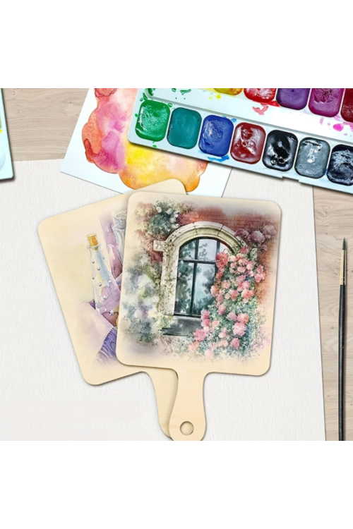 Drewniana Deseczka do Dekoracji DIY 23×14 cm Zestaw 5 sztuk ze sklejki