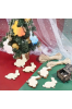 Drewniane Zajączki 7 cm – Zestaw 15 sztuk Ozdoby Wielkanocne Dekoracje DIY Zawieszki do Malowania