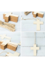 Drewniany Krzyż 10x7 cm – Zestaw 15 sztuk Dekoracje Religijne DIY Chrzest Komunia Decoupage
