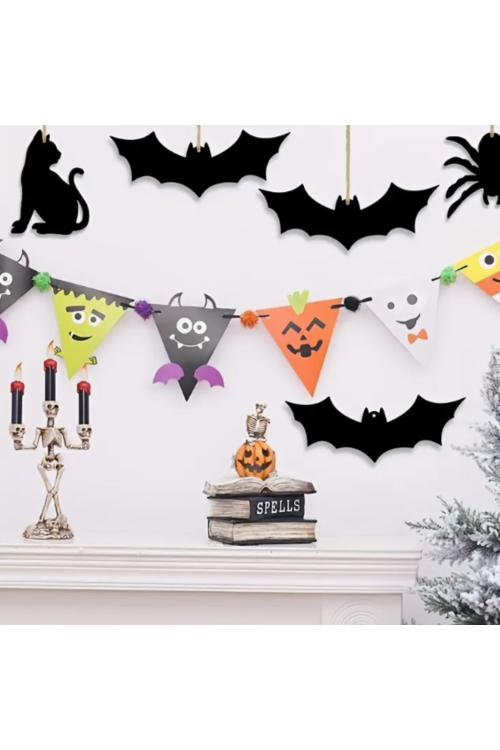 Drewniany Nietoperz 10x4 cm – Zestaw 20 sztuk Dekoracje DIY Decoupage Rękodzieło