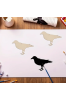 Drewniana Zawieszka Ptak 10x7 cm – Zestaw 15 sztuk Dekoracje DIY Decoupage Rękodzieło