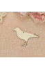 Drewniana Zawieszka Ptak 10x7 cm – Zestaw 15 sztuk Dekoracje DIY Decoupage Rękodzieło