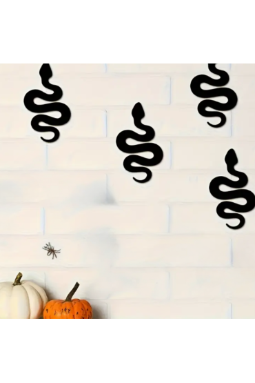 Drewniany Wąż 10 × 6 cm – Zestaw 15 sztuk Dekoracje DIY Edukacja Zabawy Tematyczne