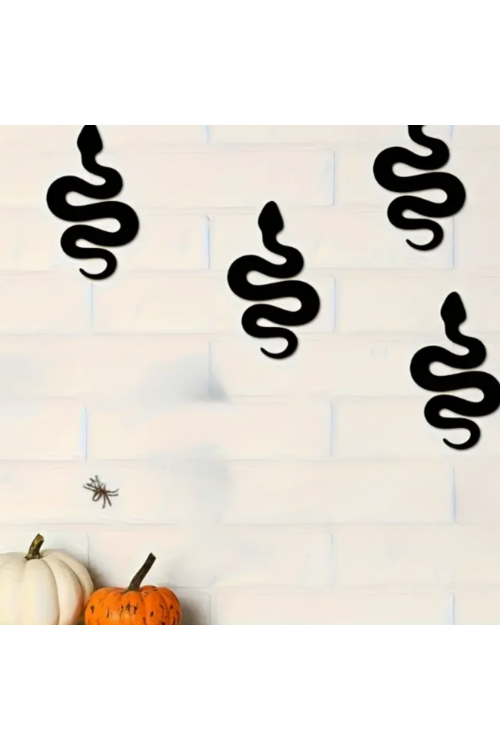 Drewniany Wąż 10 × 6 cm – Zestaw 15 sztuk Dekoracje DIY Edukacja Zabawy Tematyczne