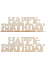 Drewniany Napis HAPPY BIRTHDAY 14 cm Stojący zestaw 2 sztuk dekoracji urodzinowych DIY