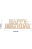 Drewniany Napis HAPPY BIRTHDAY 14 cm Stojący zestaw 2 sztuk dekoracji urodzinowych DIY
