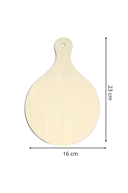 Drewniana Baza Deska do Krojenia ze Sklejki 23x16cm 5 sztuk Dekoracje DIY