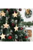 Drewniane Gwiazdki 8 cm Zestaw 20 sztuk Ozdoby Dekoracje Bożonarodzeniowe DIY