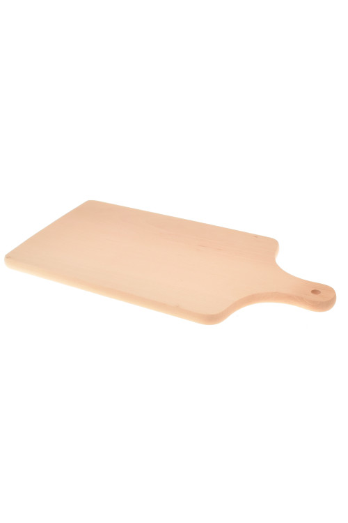Elegant Cutting Board with 22 cm Handle - Beech Wood