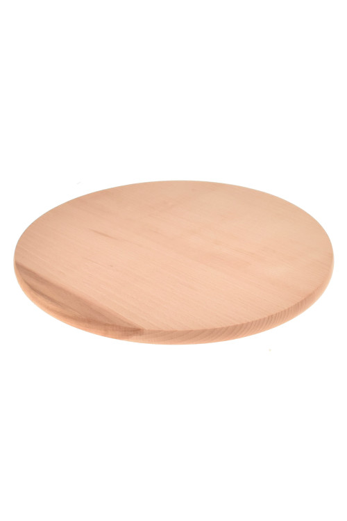 Premium Round Cutting Board 25cm - Exceptional Quality Made of Beech Wood