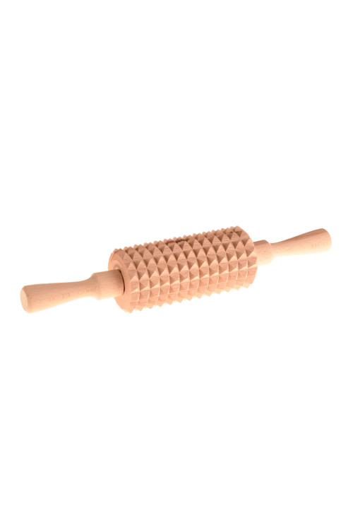 "Handheld Wooden Body Massager with Movable Handle - Excellent Quality from the Manufacturer!