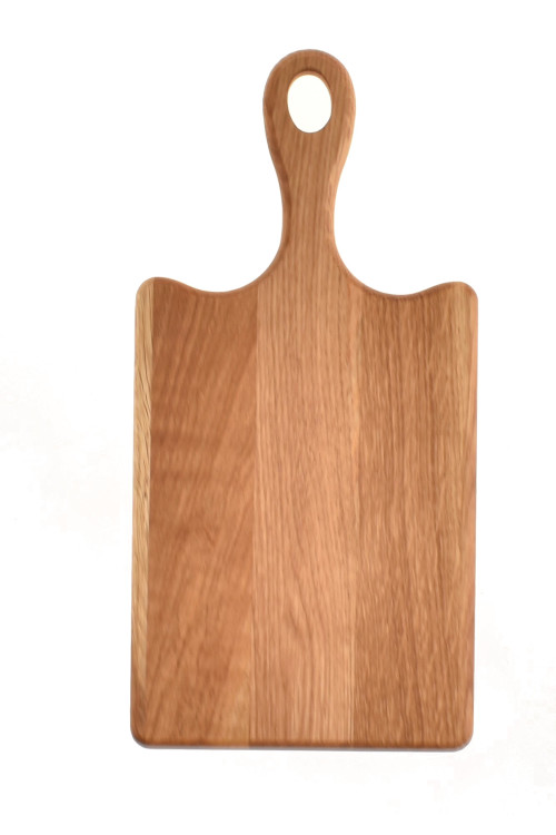 Dębowa Deska  do Krojenia z Rączką 31x15cm Drewniana Dąb Duża-PRODUCENT