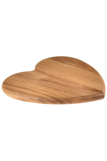 Precision Heart-shaped Cutting Board made of Oak Wood - Excellent Quality from the Manufacturer