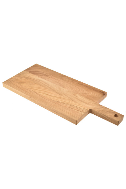 Solid Cutting Board with Handle 20 from Oak Wood - Excellent Quality from Manufacturer
