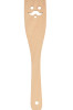 Kitchen Spatula with a Charming Mustache Smile Design 28cm - Beechwood