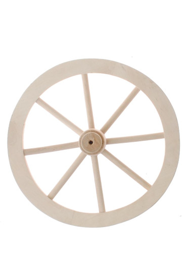 Decorative Wooden Cart Wheel 32cm - Premium Quality from the Manufacturer