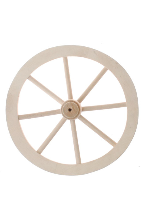 Decorative Wooden Cart Wheel 32cm - Premium Quality from the Manufacturer