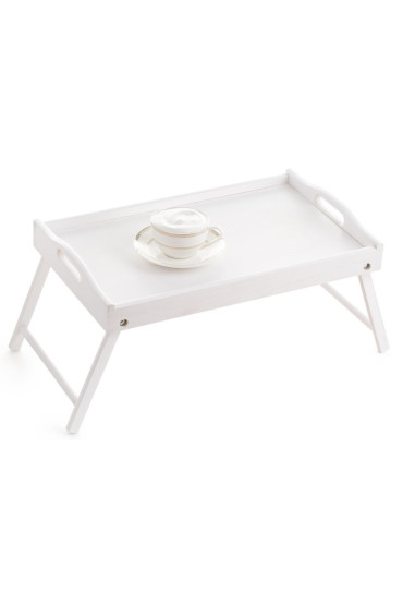 White Breakfast Tray Folding Laptop Bed Table - Manufacturer's Wholesale Offer