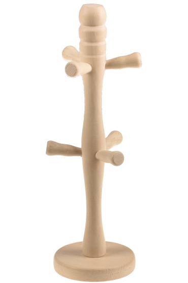 Wooden Beech Cup Stand 34cm - Manufacturer | Online Wholesale Store